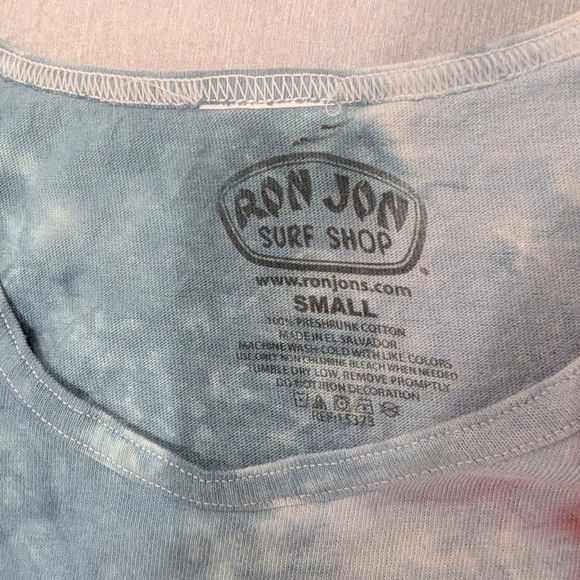 🌊 Ron Jon Surf Shop Vintage Tie-Dye Tank — “One of a Kind” — Small - Picture 3 of 8